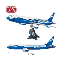 Ideas The Boeing 787 Airliner Building Block City Airplane Passenger Plane - 787 Dreamliner