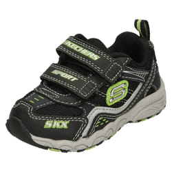 ) Infant Boys Skechers Trainers Bamboozle 95002N - UK 5.5 Infant, Black/Navy (Blue