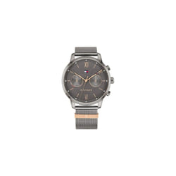 Tommy Hilfiger Women's Quartz Stainless Steel and Mesh Bracelet Casual Watch  Color: Grey (Model: 1782304)