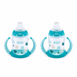 NUK Learner Sippy Cup Blue dinosaurs 5 Ounce Pack of 2