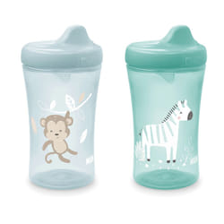 NUK Advanced Hard Spout Spill Proof Sippy Cup  10 oz. Pack of 2 - BPA Free  Spill Proof Sippy Cup
