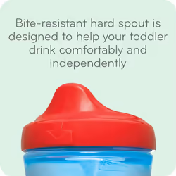 NUK Advanced Hard Spout Spill Proof Sippy Cup  10 oz. Pack of 2 - BPA Free  Spill Proof Sippy Cup