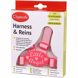 Clippasafe Easy Wash Harness & Reins (Little Angel)