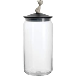 Alessi AMMI22 B Mio' Jar Container, black, black