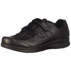 New Balance mens 577 V1 Hook and Loop Walking Shoe Black 105 US