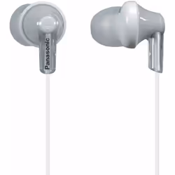 Panasonic RP-HJE125E-S Ergofit Earphones Comfortable Non-Slip Silver