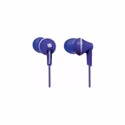 Panasonic ErgoFit Earbud Headphones Microphone Earphones Purple
