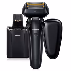 Panasonic Electric Razor for Men Electric Shaver ARC6 SixBlade Electric Razor with Premium Automatic Cleaning and Charging St ...