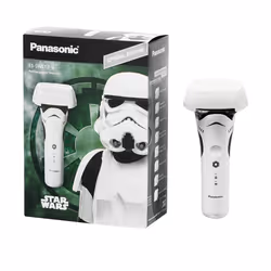 Panasonic Electric Shaver Special Edition Star Wars Stormtrooper Design Wet Dry Mens Shaver with 3Blade Cutting System and Po ...