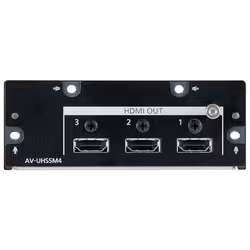 Panasonic AV-UHS5M4, HDMI, Black, Passive, 16 W, 12 V, 1.3 A