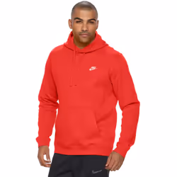 Nike Men's Sportswear Club Pullover Hoodie University Red/University