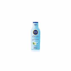 NIVEA SUN After Sun Moisturising Soothing Lotion (200ml), Cooling NIVEA After Sun, Naturally Soothing After Sun Cream with 24 ...