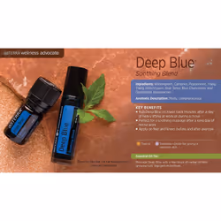 doTERRA Deep Blue Rub - Sore Muscle & Joint Rub, Soothing Cream - Massage Gel, 120ml