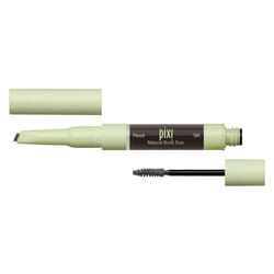 Pixi Natural Brow Duo  Soft Black Precision Pencil  Tinted Gel Waterproof Brow Shaper for AllDay Hold ParabenFree 02oz