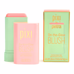 Pixi On-the-Glow Blush - Fleur Hydrating Tinted Moisture Blush Stick with Ginseng Aloe Vera & Fruit Extracts For Cheeks & ...