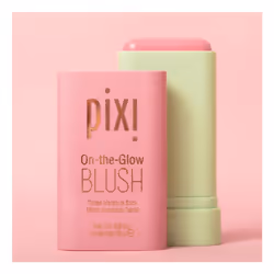 Pixi On-the-Glow Blush - Fleur  Hydrating Tinted Moisture Blush Stick with Ginseng  Aloe Vera & Fruit Extracts  For Cheeks & Lips  19g / 0.6oz  Parabe