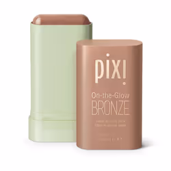 Pixi On-the-Glow Bronze - SoftGlow, Hydrating Tinted Moisture Bronzer Stick with Ginseng, Aloe Vera & Fruit Extracts, For Che ...