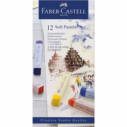 Faber-Castell Creative Studio Soft Pastels - Box of 12