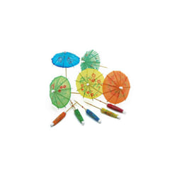 Norpro  Multicolored 24-Pack Decorative Cocktail Umbrella Picks  4   /10 cm