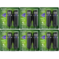 Nicorette QuickMist 1mg/Spray Mouthspray Freshmint 2x150 Sprays x 6