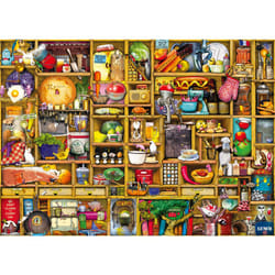 Ravensburger Kitchen Cupboard Jigsaw Puzzle | 1000 Unique Pieces | Anti-Glare Surface | Ideal for Adults & Kids | Certified Sustainable Materials