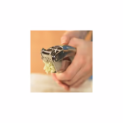 Kuhn Rikon Epicurean Garlic Press, Stainless Steel, 6.5 x 1 x 1.5 inches, Silver