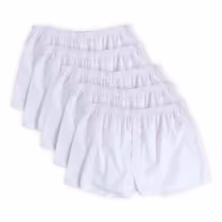 Fruit of the Loom Men's Woven Tartan and Plaid Boxer Multipack  White