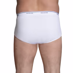 Fruit of the Loom mens Big and Tall Tag-free Underwear & Undershirts Briefs  Big Man - White Brief 3 Pack  XX-Large US