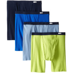 Fruit of the Loom Men's Covered Waistband X-Size Boxer Brief  Assorted  XX-Large(Pack of 4)