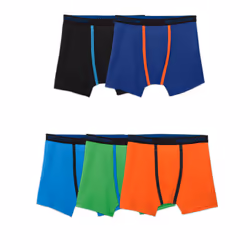 Fruit of the Loom Big Breathable Boxer Briefs Boy-5 Pack-Micro Mesh