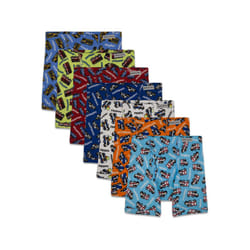 Fruit of the Loom boys 7 Pack Toddler Assorted Print Boxer Briefs Underwear  Cotton - Pack Days Week  2-3T US