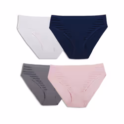 Fruit Of The Loom Women's Underwear Moisture Wicking Coolblend Panties Hi-Cut - Fashion Assorted Large (7)