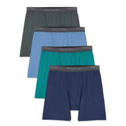 Fruit of the Loom Men's Microfiber (Size XXL)  Boxer Brief-4 Pack-Assorted Colors  XX-Large