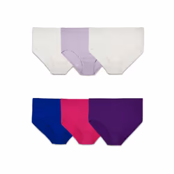 Fruit of the Loom Women's Underwear Breathable Panties Regular & Plus Plus Size Brief-Cotton Mesh-6 Pack 10