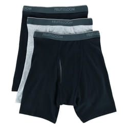 Fruit of the Loom Men's Coolzone Fly Black/Grey Boxer Brief - 3 Pack