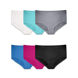 Fruit Of The Loom Womens Fit For Me Plus Size Underwear  Designed To Your Curves Briefs  Brief - Breathable Micro Mesh - Assorted  12 Plus