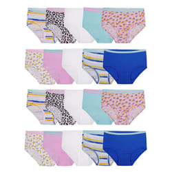Fruit of the Loom girls Cotton Underwear Multipacks Briefs  20 Pack - Fashion Assorted  14 US