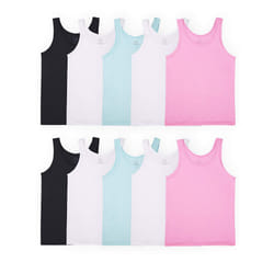 Fruit of the Loom Girls' Undershirts Camis & Tanks  Tank-10 Pack-Assorted  X-Large
