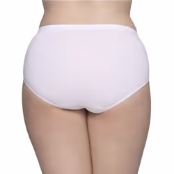Fruit Of The Loom Womens Fit For Me Plus Size Underwear  Designed To Your Curves  Brief - Cotton - White  9 Plus