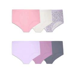 Fruit Of The Loom Womens Fit For Me Plus Size Underwear  Designed To Your Curves  Brief - Microfiber - Assorted  12 Plus