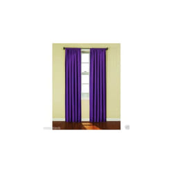 ECLIPSE Kendall Modern Blackout Thermal Rod Pocket Window Curtain for Bedroom or Living Room 1 Panel  42 X 63  Purple