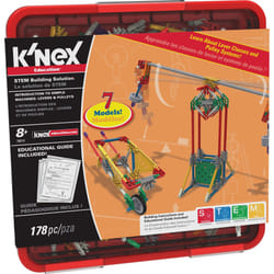 K'Nex Education 78610 Intro to Simple Machines: Levers and Pulleys Set for Key Stages 1 and 2 Construction Education Toy, 178 Pieces