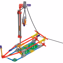 K'Nex Education 78610 Intro to Simple Machines: Levers and Pulleys Set for Key Stages 1 and 2 Construction Education Toy, 178 Pieces