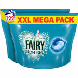Fairy Non Bio PODS® Washing Liquid Capsules, For Sensitive Skin, 122 Washes