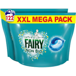 Fairy Non Bio PODSÂ® Washing Liquid Capsules, For Sensitive Skin, 122 Washes