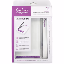 Crafter's Companion Guillotine/Trimmer for Paper and Card Crafting Projects-Small, Grey