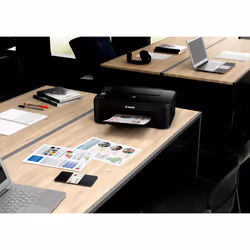 Canon PIXMA TS3350 Wireless Colour All-in-One Inkjet Printer (Black) - A4 Print, Copy, Scan FINE Cartridges XL Ink Available Borderless Printing