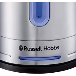 Russell Hobbs Electric Kettle (For Hot Water, Tea or Coffee, 1.7L, Brushed stainless steel, Quiet boil technology, Rapid Boil