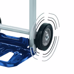 Einhell BT-HT 90 Folding Sack Truck - 90 kg Capacity Aluminium Framed Folding Trolley On Wheels - Folding Hand Truck With Extendable Handle Multicolor