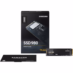 Samsung 980 500 GB PCIe 3.0 (up to 3500mbs) NVMe M.2 Internal Solid State Drive (SSD) (MZ-V8V500BW)